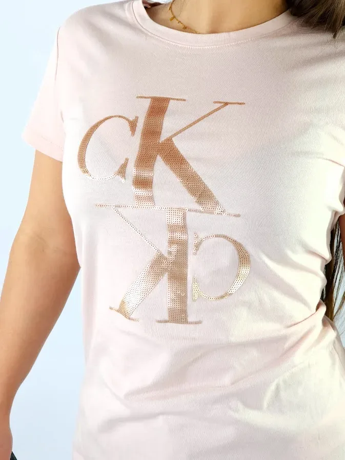 Camiseta Calvin Klein para dama color rosa