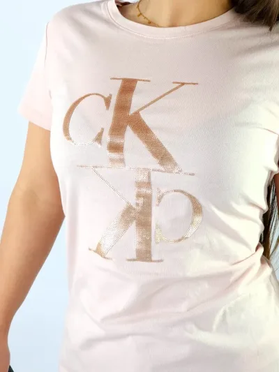 Camiseta Calvin Klein para dama color rosa