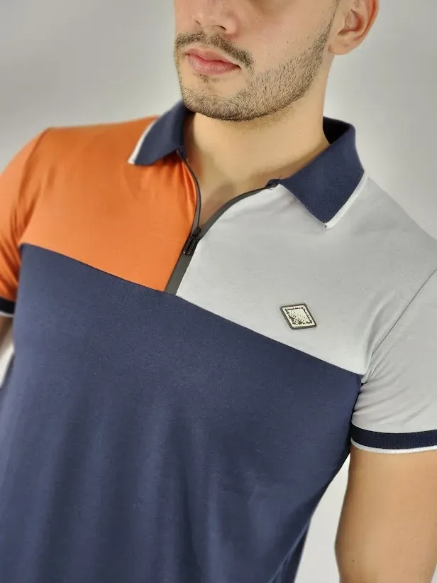 Camiseta de hombre Touch and Go multicolor
