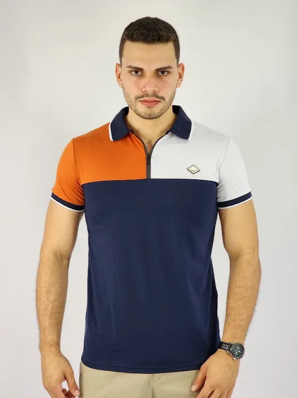 Camiseta de hombre Touch and Go multicolor