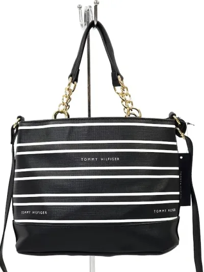 Bolso Tommy Hilfiger para dama color blanco y negro