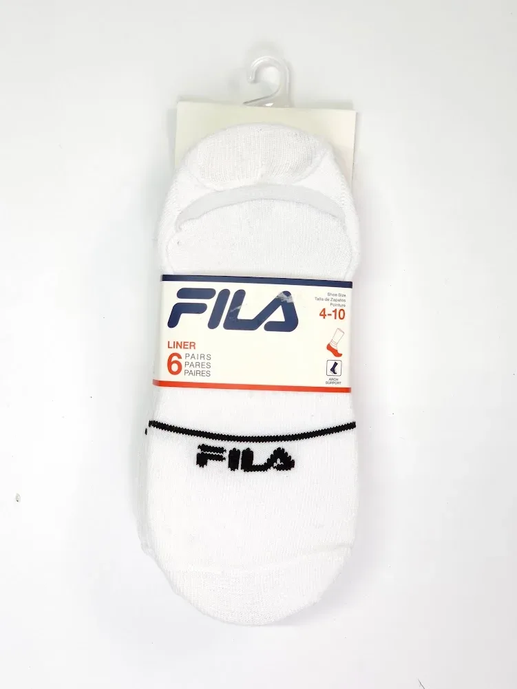 Set 6 pares de medias FILA color blanco