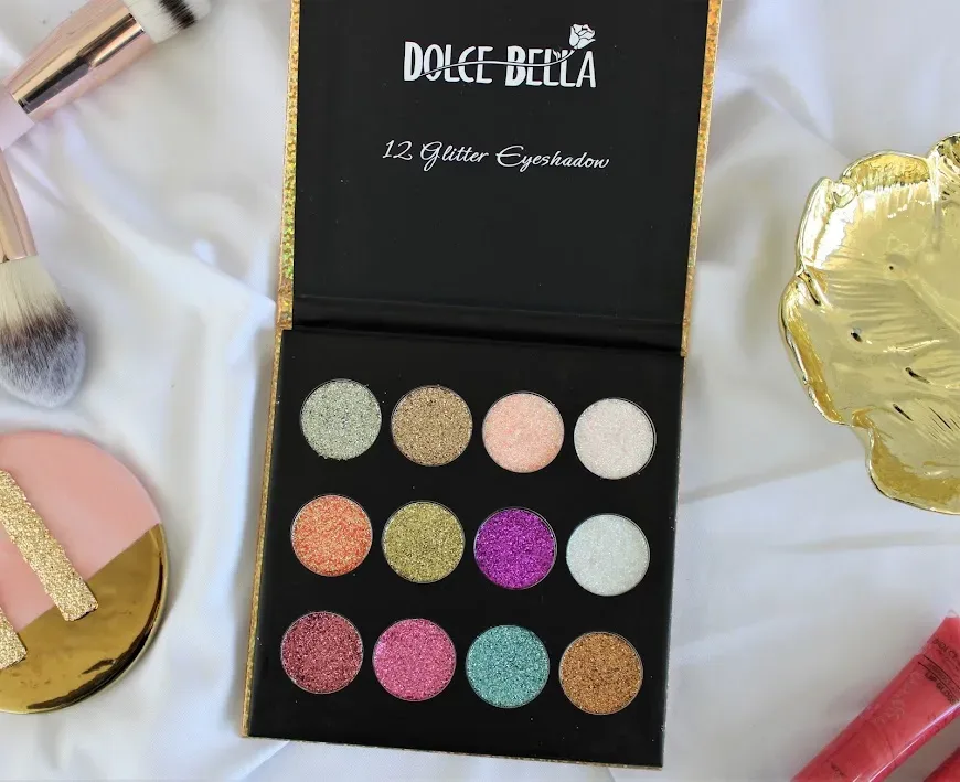 Paleta de sombras escarchadas para dama GB1230