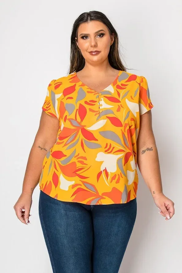 Blusa DNA para dama color mostaza