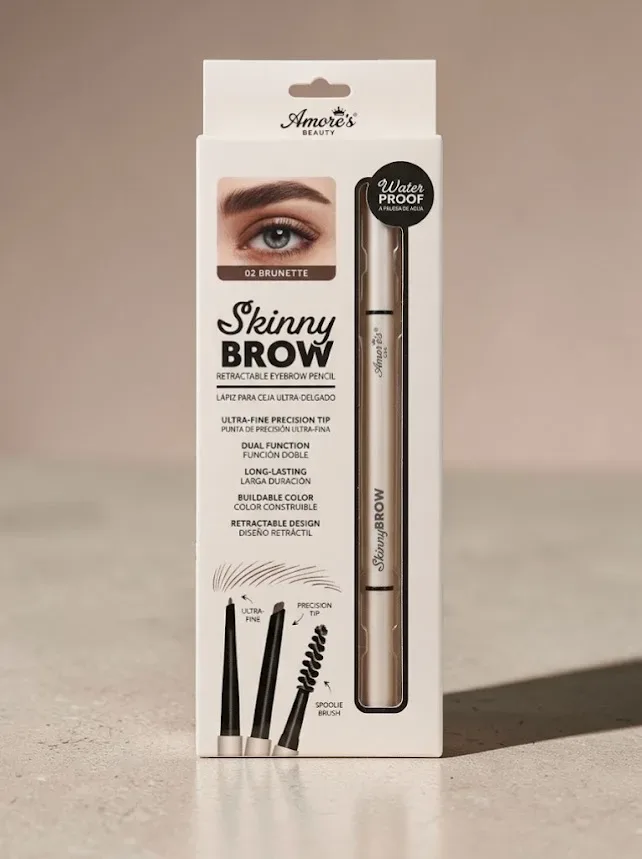 Lapiz para cejas Amor Us CO-SBP-02 #COLOR CAFE OSCURO