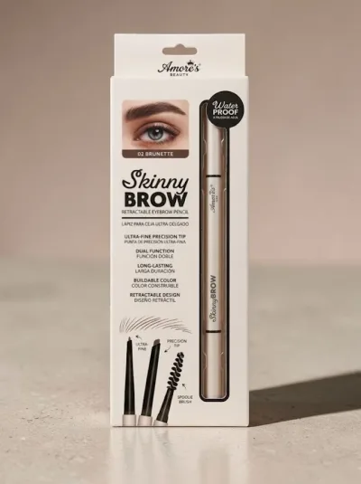 Lapiz para cejas Amor Us CO-SBP-02 #COLOR CAFE OSCURO