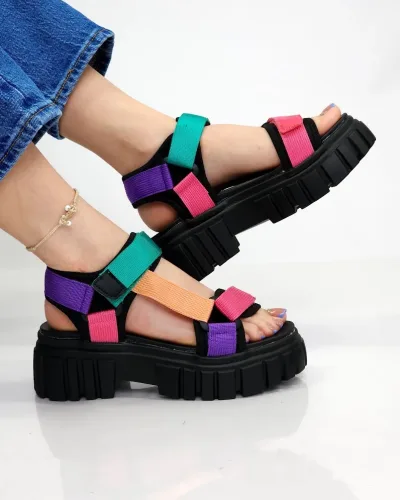 Sandalias Coral para Dama Percy 2 Rainbox Tex