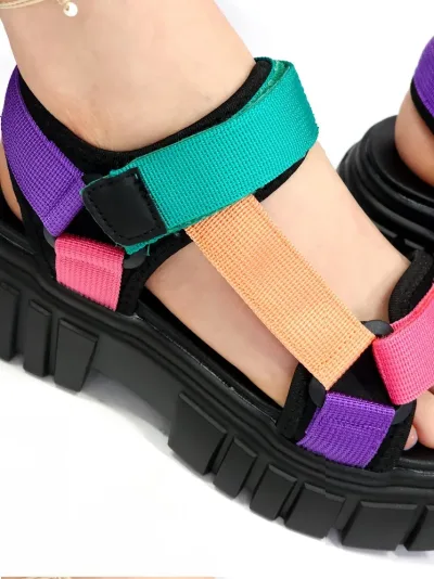 Sandalias Coral para Dama Percy 2 Rainbox Tex