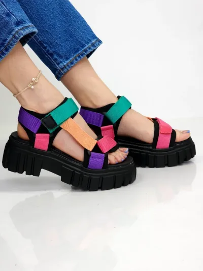 Sandalias Coral para Dama Percy 2 Rainbox Tex