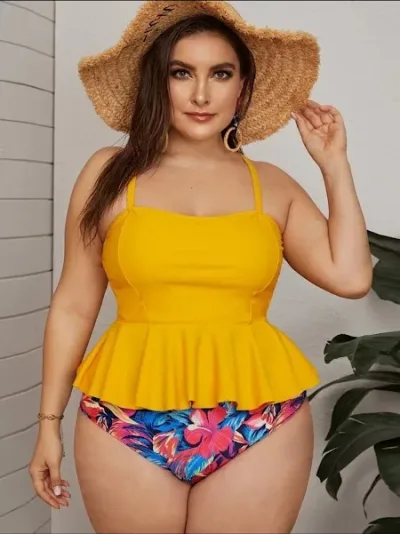 Vestido de baño para dama dos piezas