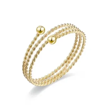 Anillo de acero titanio