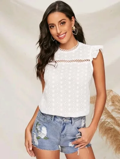 Blusa para dama color blanco