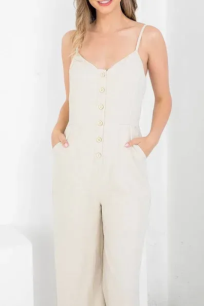 Enterizo para dama color beige