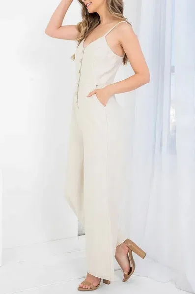 Enterizo para dama color beige