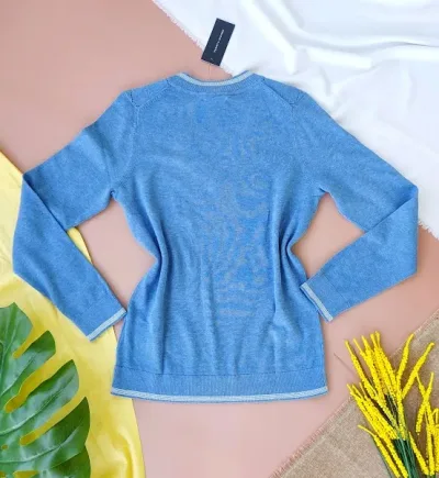 Sueter Tommy Hilfiger para dama color azul