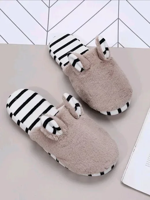 Pantuflas para dama diseño de Zebra