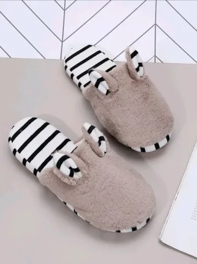 Pantuflas para dama diseño de Zebra