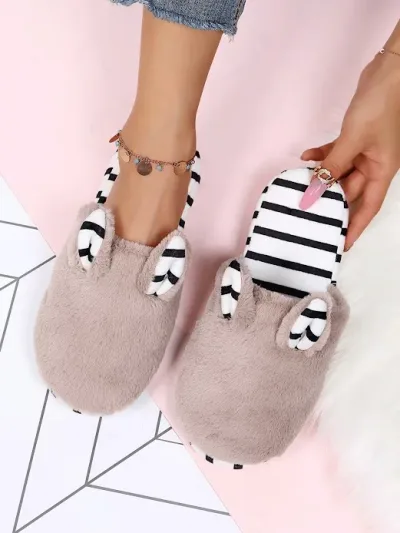 Pantuflas para dama diseño de Zebra