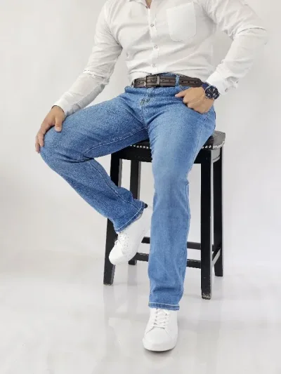 Jeans Hummer para caballero color Celeste BS13-I-LB01