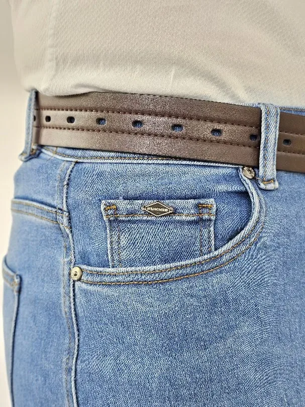 Jeans Hummer para caballero color Celeste BS13-I-LB01