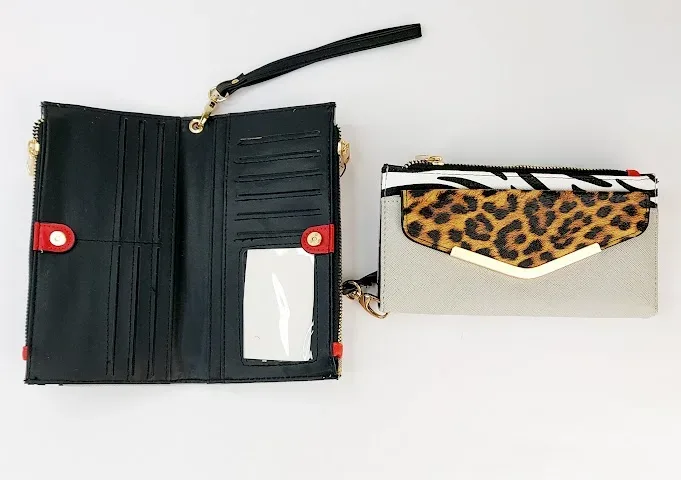Cartera para dama diseño de animal print