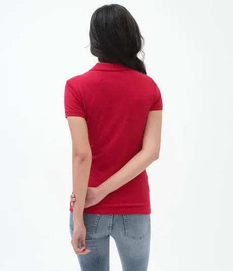 Camiseta Aeropostale para dama color rojo