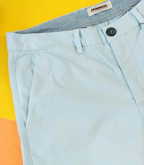 Short para caballero Hummer color celeste
