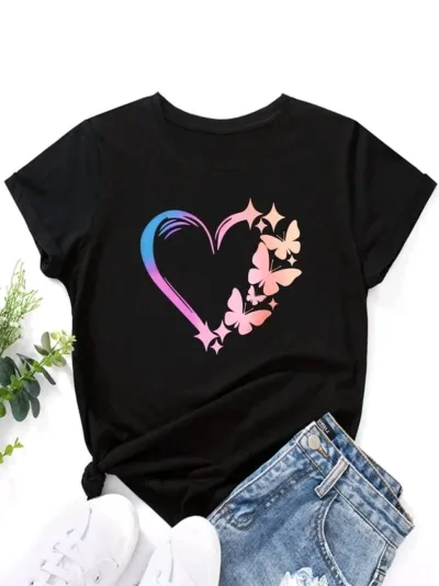 Camiseta para dama color negro