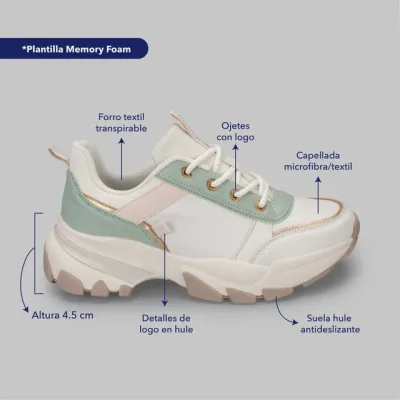 Tenis Promise Moscu Multi para dama