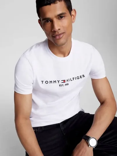 Camiseta Tommy Hilfiger para caballero color blanco