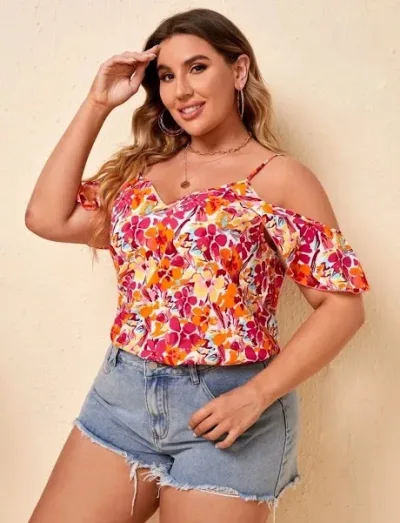 Blusa para dama color floral