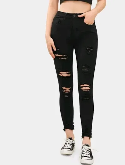 Jeans para dama 175/748 color negro