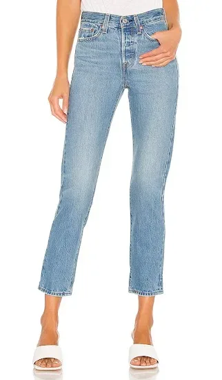 Mom Jeans Levi´s Wedgie High Rise 0095  para dama color celeste
