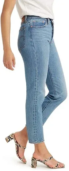 Mom Jeans Levi´s Wedgie High Rise 0095  para dama color celeste