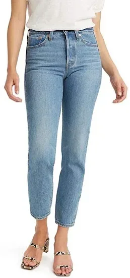 Mom Jeans Levi´s Wedgie High Rise 0095  para dama color celeste