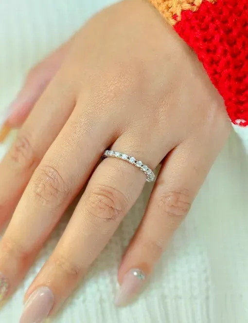 Anillo para dama plata 925 color plata