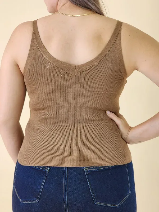 Blusa Estivaneli para dama FDFL-67048 COLOR CAFE