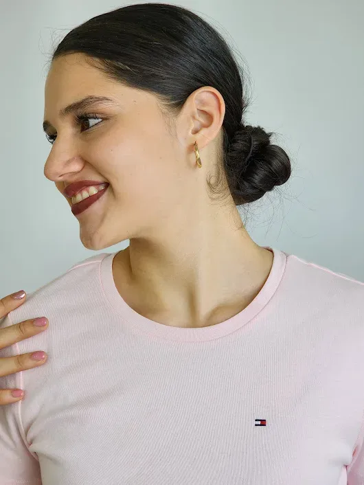 Camiseta Tommy Hilfiger para dama color rosado pastel