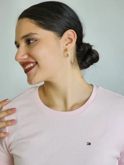 Camiseta Tommy Hilfiger para dama color rosado pastel