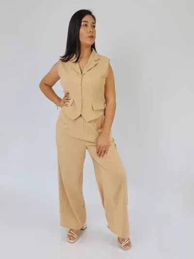 Conjunto color beige para Dama