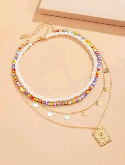 Set de collares para dama multicolor