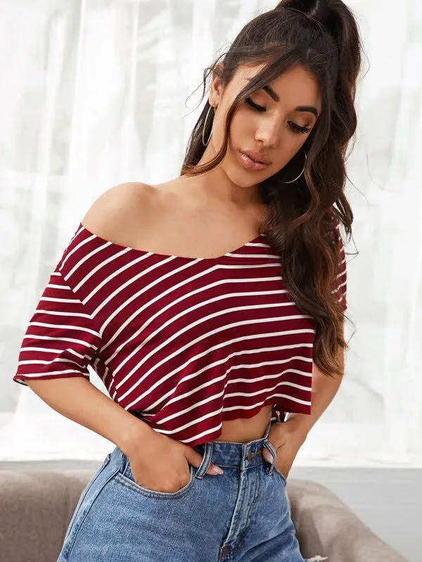 Blusa para dama diseño a rayas