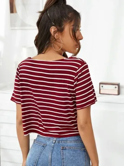 Blusa para dama diseño a rayas