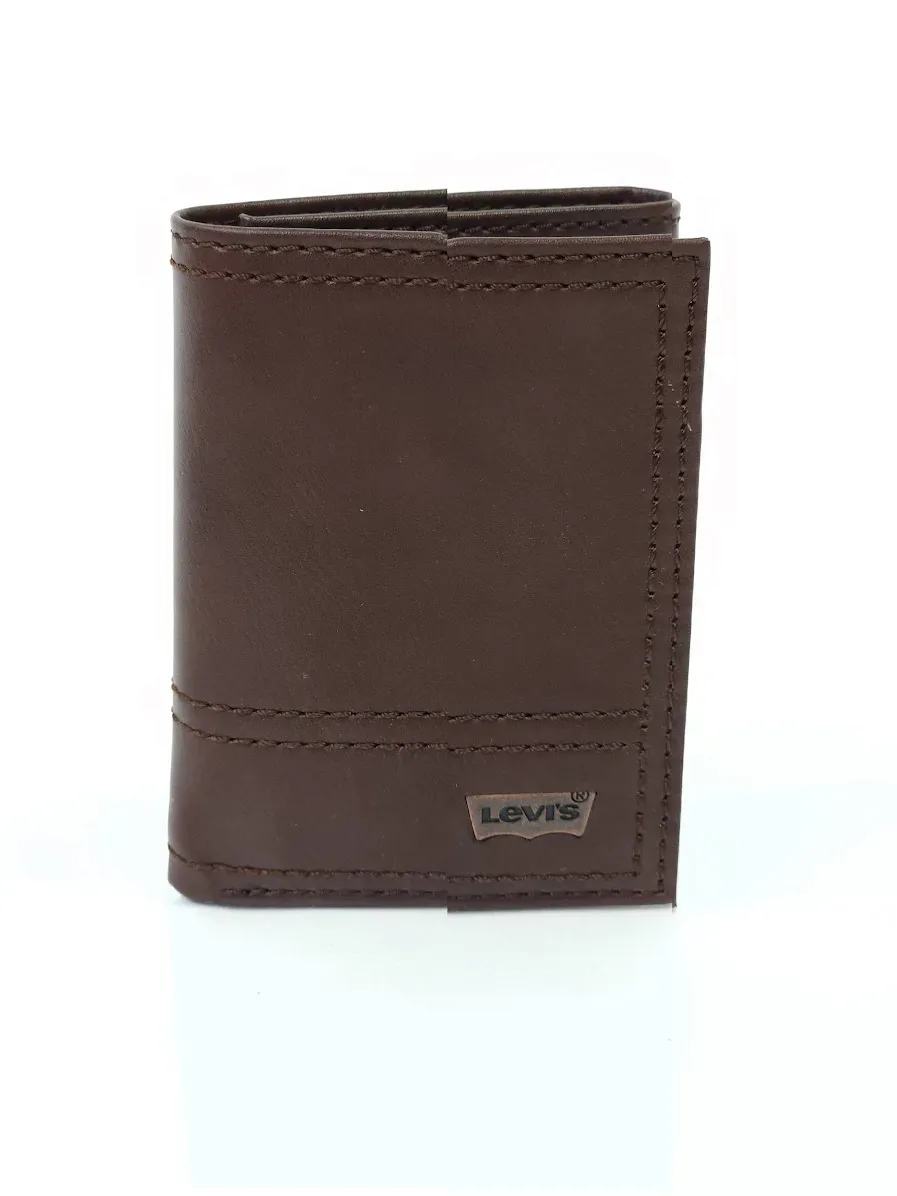 Billetera LEVIS para caballero color café