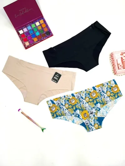 Set de bragas para dama diseño floral