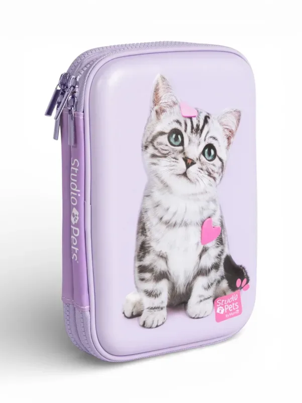 Cartuchera Mooving 1514266 Gatito #COLOR LILA