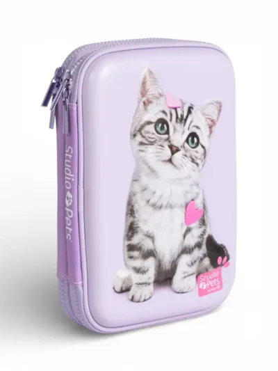 Cartuchera Mooving 1514266 Gatito #COLOR LILA