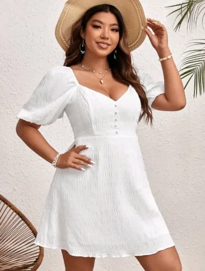 Vestido para dama color blanco