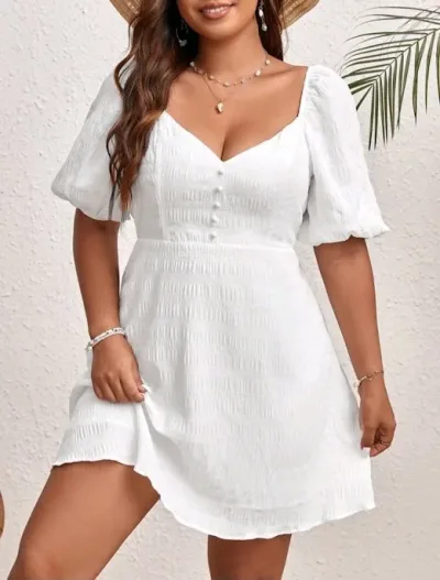 Vestido para dama color blanco
