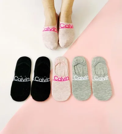 Set de medias Calvin Klein para mujer multicolor.